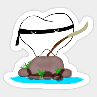 Ninja Molar Sticker